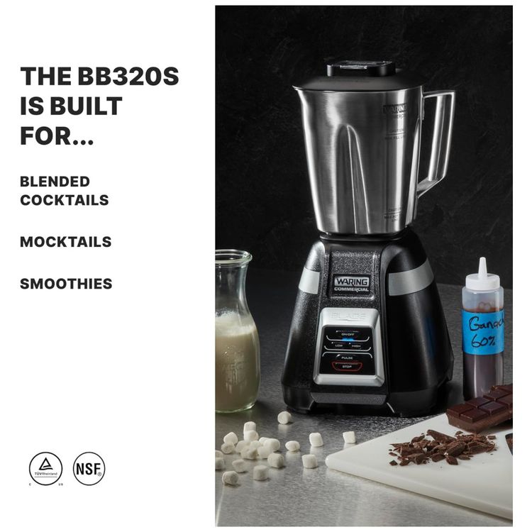 Liquidificador-Waring-Commercial-BB320S-Blade-1-HP---Imagem-1