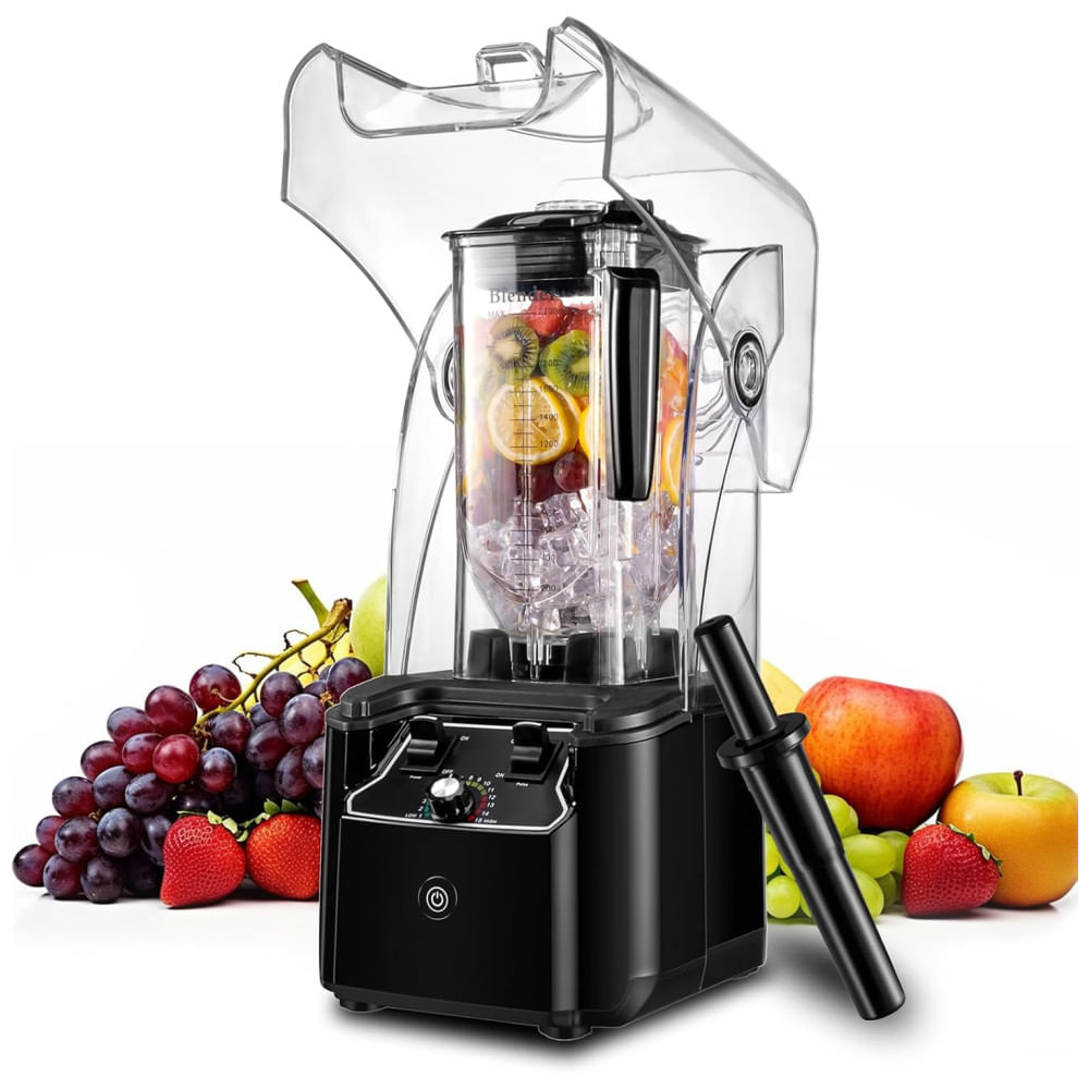 Liquidificador Profissional para Vitaminas com Redução de Ruído, Motor de 2,5CV, Faca de Inox, Jarra de 2,2L para Batidas,Vitaminas, Trituração,Senlee