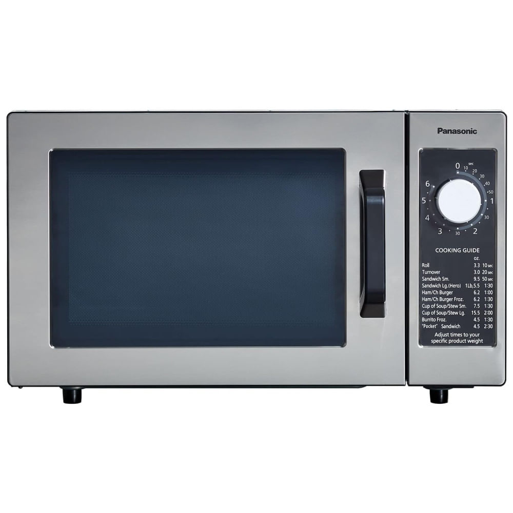 Forno de Micro-ondas Profissional Compacto Panasonic NE1025F com Temporizador Eletrônico de 6 Min, Potência 1000W, Alimentação Inferior