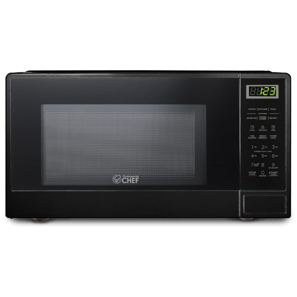 Forno de Micro-ondas Commercial Chef 31 Litros com 10 Níveis de Potência - Compacto e Potente de 1000W, Timer, Trava de Porta e Controles