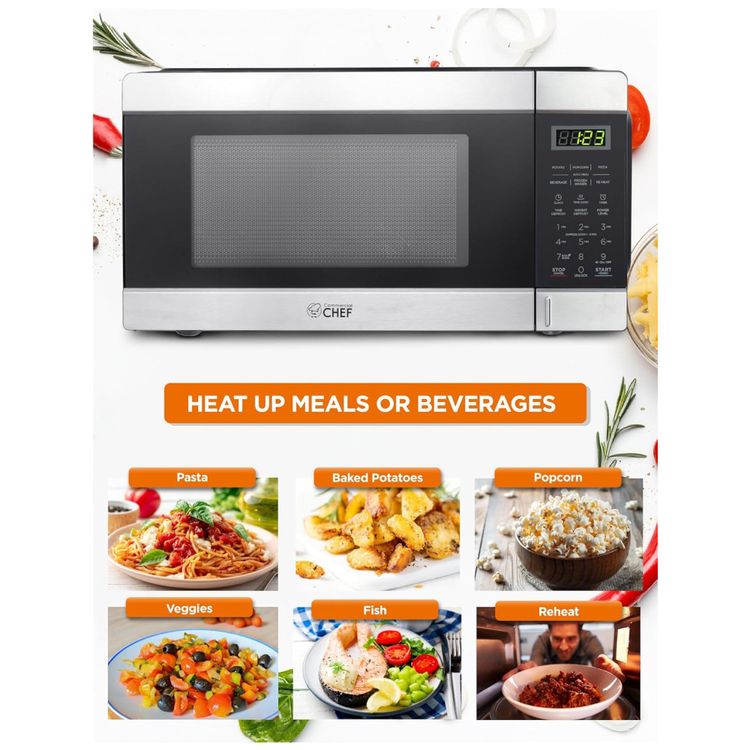 Micro-ondas-de-Bancada-Commercial-CHEF-Preto-com-Imagem-1