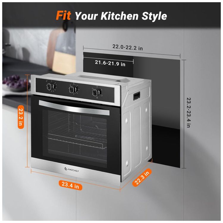 Forno-de-Parede-Eletrico-AMZCHEF-61cm-75-litros-com-Imagem-5
