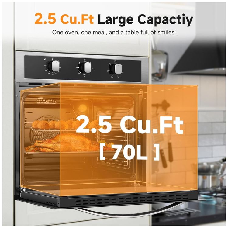 Forno-Eletrico-de-Parede-60-Centimetros-AMZCHEF-2200W-6-Imagem-2