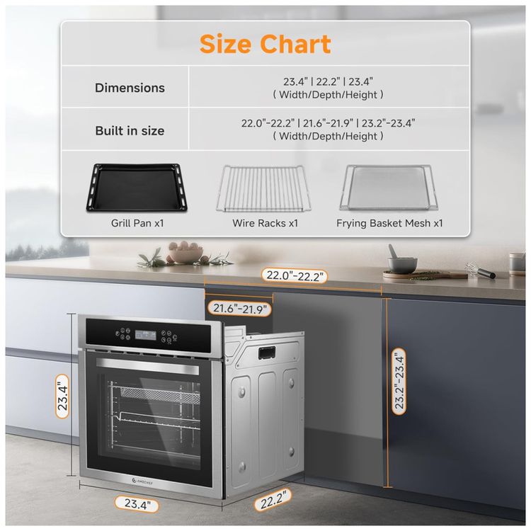 Forno-de-Parede-Eletrico-AMZCHEF-com-Cesto-de-Fritura-e-10-Imagem-5