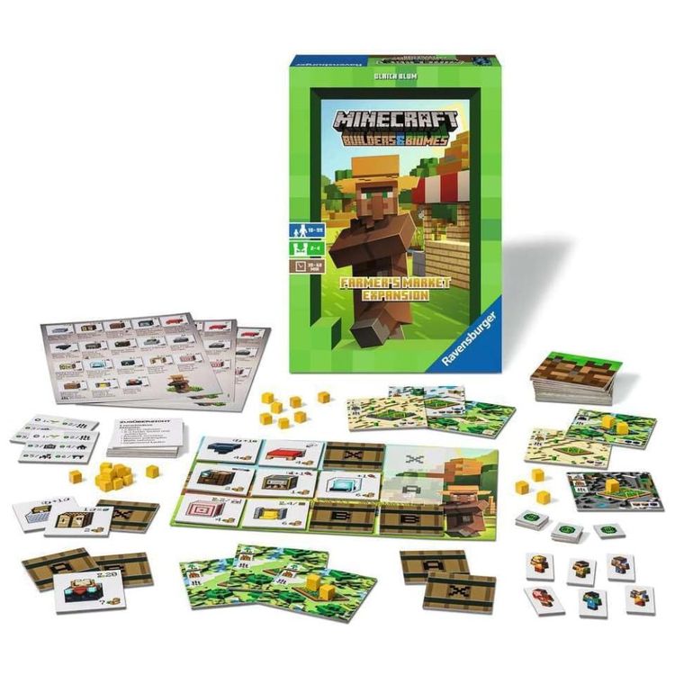Ravensburger--Expansao-Minecraft-Builders-Biomes-Farmers-Imagem-3