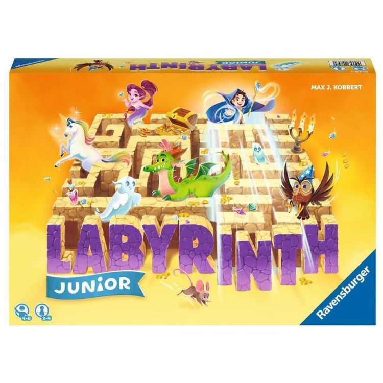 Jogo-de-Tabuleiro-Ravensburger-Junior-Labirinto--Corrida-Imagem-0