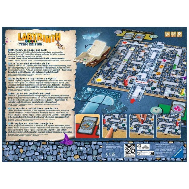 Jogo-de-Tabuleiro-Ravensburger-Labirinto-Edicao-em-Equipe-Imagem-1