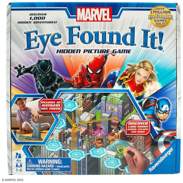 Ravensburger-Marvel-Eye-Found-It--Jogo-de-Tabuleiro-com-Imagem-1