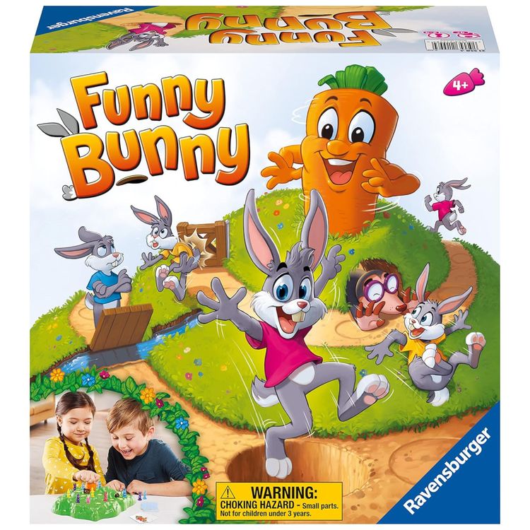 Ravensburger-Funny-Bunny--Jogo-de-Tabuleiro-Divertido---Imagem-7
