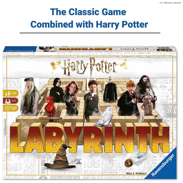 Jogo-de-Tabuleiro-Labirinto-Harry-Potter-da-Ravensburger---Imagem-1