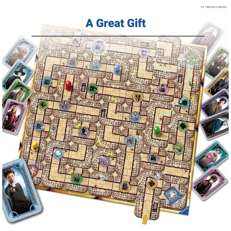Jogo-de-Tabuleiro-Labirinto-Harry-Potter-da-Ravensburger---Imagem-3