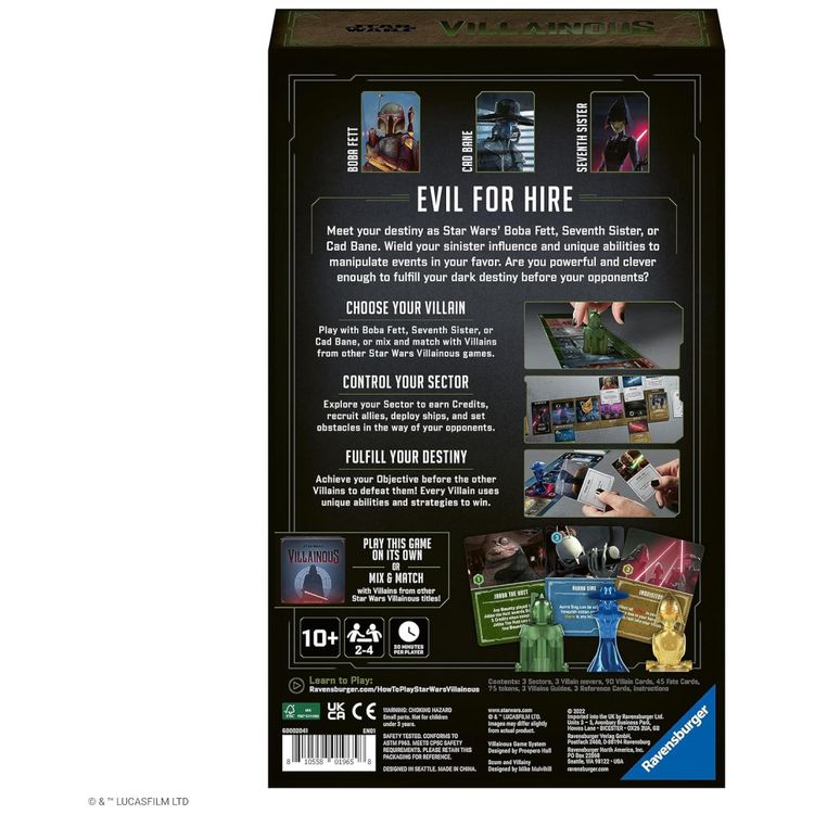 Jogo-de-Tabuleiro-Estrategico-Ravensburger-Star-Wars-Viloes-Imagem-6