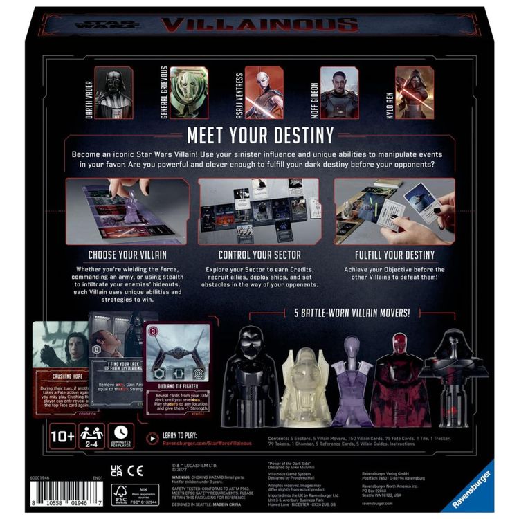 Jogo-de-Tabuleiro-Star-Wars--Conquista-dos-Viloes-Sombrios-Imagem-6