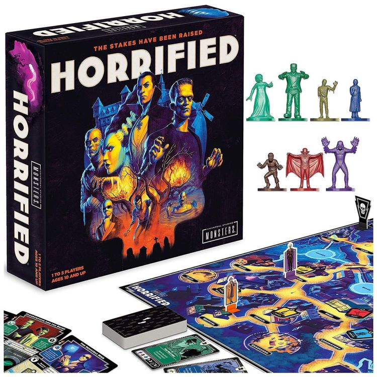 Jogo-de-Tabuleiro-Estrategico-Ravensburger-Horrified-Imagem-2