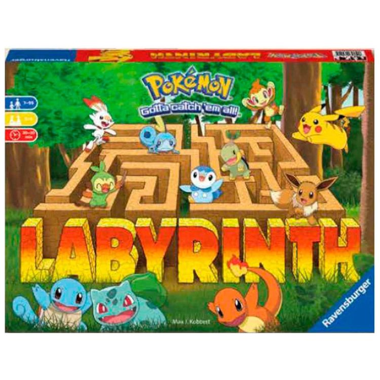Jogo-de-Tabuleiro-Labirinto-Pokemon-da-Ravensburger---Imagem-3