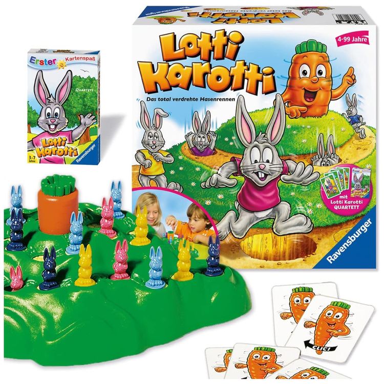 Jogo-de-tabuleiro-Ravensburger-Lotti-Karotti-para-diversao-Imagem-0