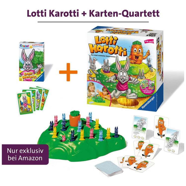 Jogo-de-tabuleiro-Ravensburger-Lotti-Karotti-para-diversao-Imagem-1