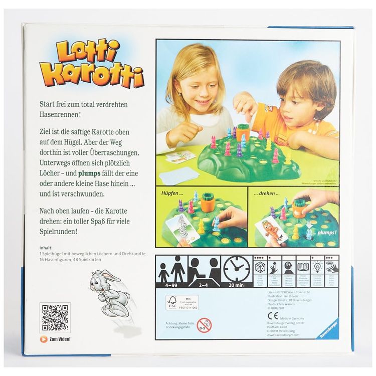 Jogo-de-tabuleiro-Ravensburger-Lotti-Karotti-para-diversao-Imagem-8