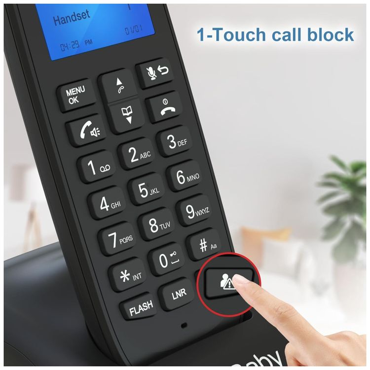 Telefone-sem-Fio-HelloBaby-DECT-6.0-com-4-Aparelhos-Imagem-2