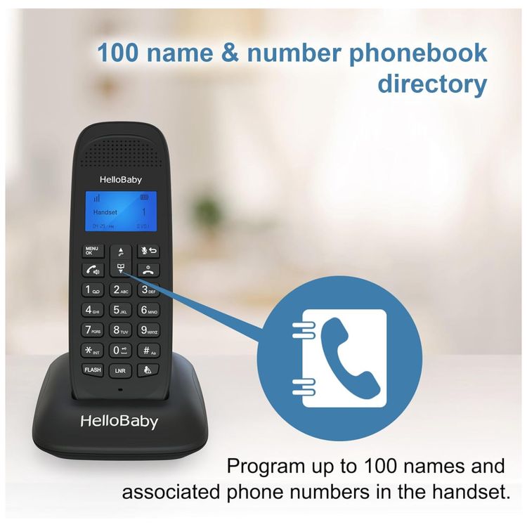 Telefone-sem-Fio-HelloBaby-DECT-6.0-para-Residencia-com-Imagem-3
