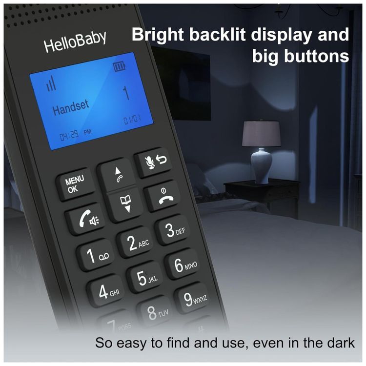 Telefone-sem-Fio-HelloBaby-DECT-6.0-para-Residencia-com-Imagem-8