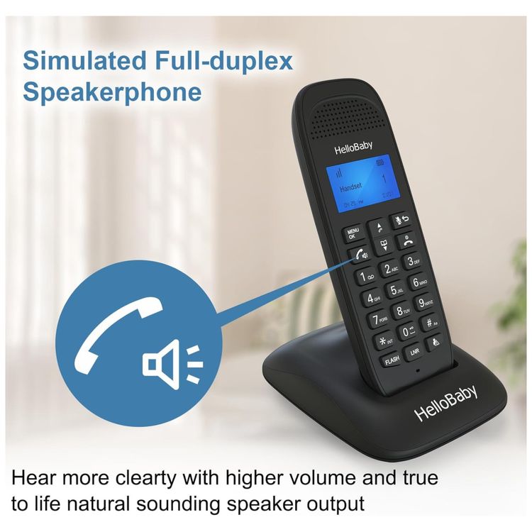 Telefone-sem-Fio-HelloBaby-DECT-6.0-para-Ambientes-Imagem-7