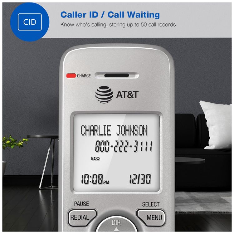 Telefone-Residencial-Sem-Fio-AT-T-4Handset-DECT-6.0-com-Imagem-4