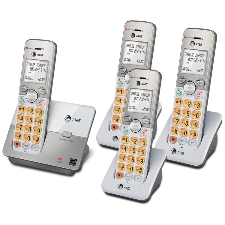 Telefone-Residencial-Sem-Fio-AT-T-4Handset-DECT-6.0-com-Imagem-8