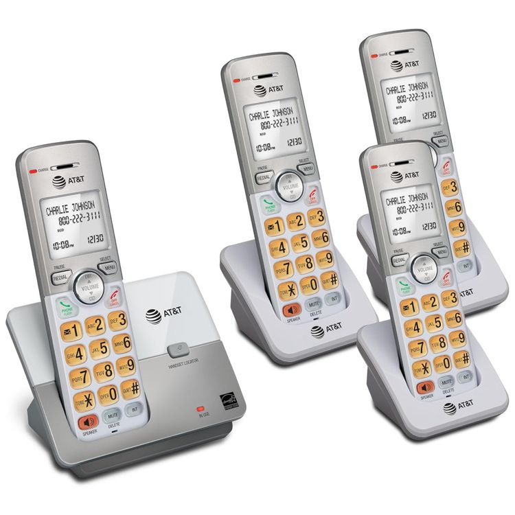 Telefone-Residencial-Sem-Fio-AT-T-4Handset-DECT-6.0-com-Imagem-9