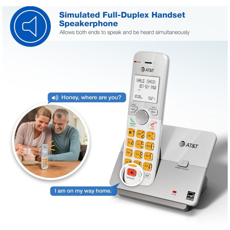 Telefone-Residencial-Sem-Fio-AT-T-DECT-6.0-com-Display-LCD-Imagem-6