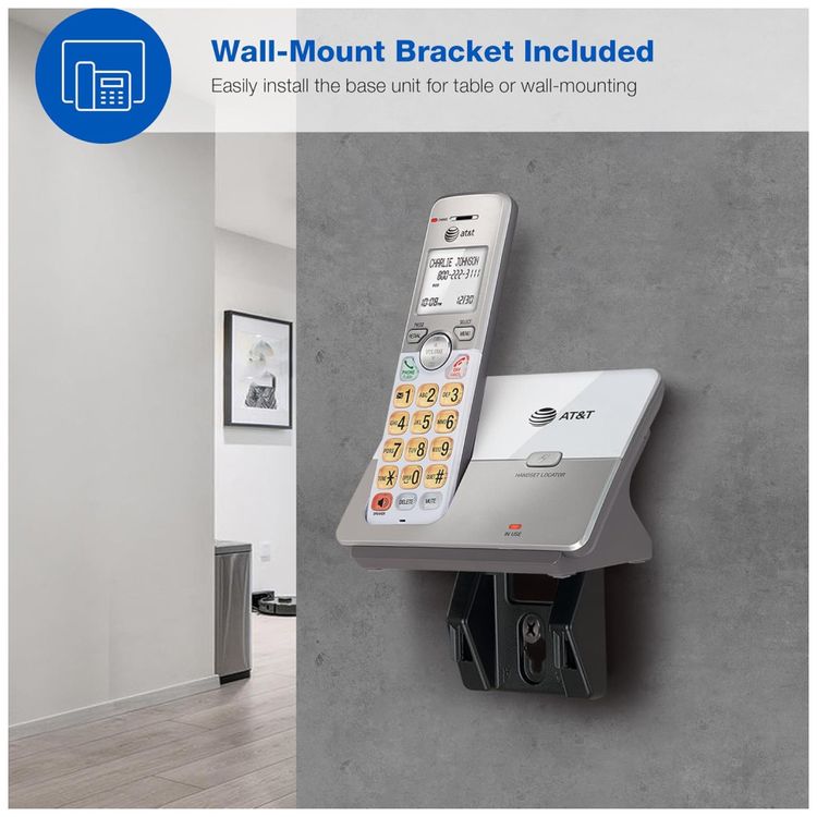 Telefone-Residencial-Sem-Fio-AT-T-DECT-6.0-com-Display-LCD-Imagem-7