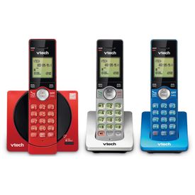 Telefone-sem-fio-VTech-com-3-ramais-para-casa-Imagem-0