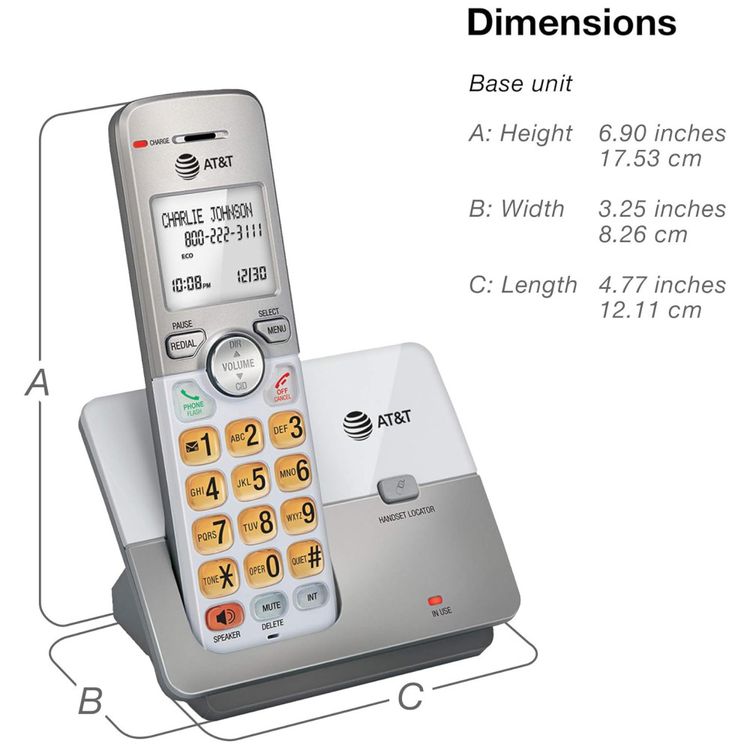 Telefone-sem-fio-AT-T-EL51103-DECT-6.0-com-Viva-voz-Imagem-7