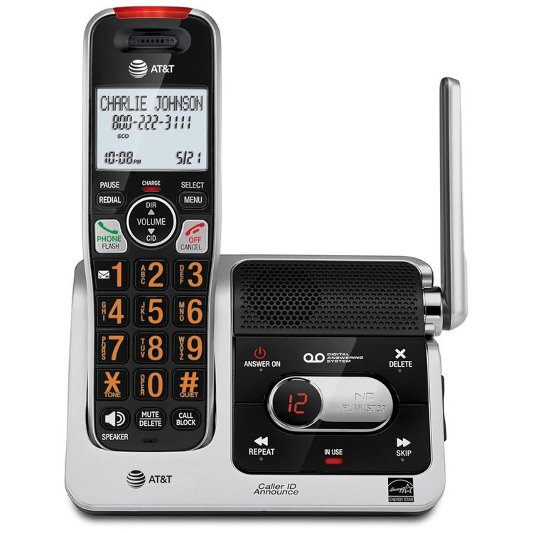 Aprimorando--Aparelho-de-Telefone-sem-Fio-AT-T-BL102-DECT-Imagem-0