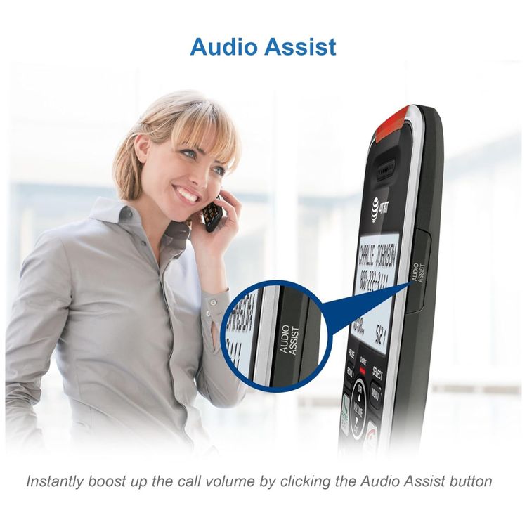Aprimorando--Aparelho-de-Telefone-sem-Fio-AT-T-BL102-DECT-Imagem-5
