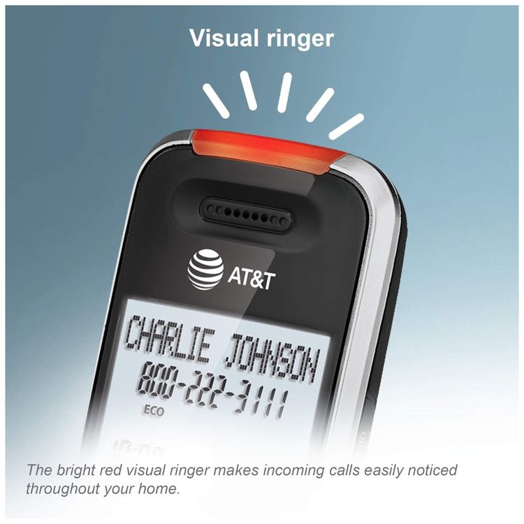 Telefone-Sem-Fio-AT-T-BL1022-DECT-6.0-com-2-Aparelhos-Imagem-2