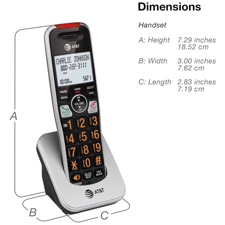 Telefone-Sem-Fio-AT-T-BL1022-DECT-6.0-com-2-Aparelhos-Imagem-11