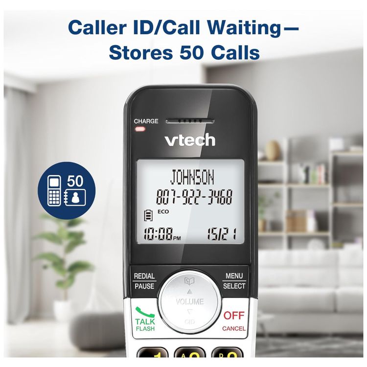 Telefone-sem-fio-VTech-com-Display-Amplo-e-Teclas-Grandes-Imagem-1