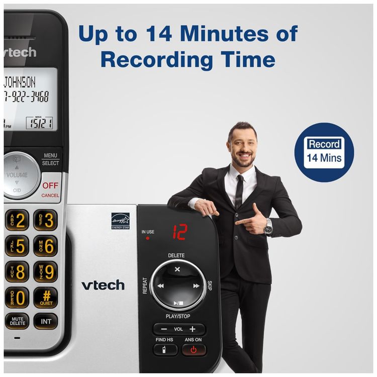 Telefone-sem-Fio-VTech-VG232-com-Secretaria-Eletronica-e-Imagem-2