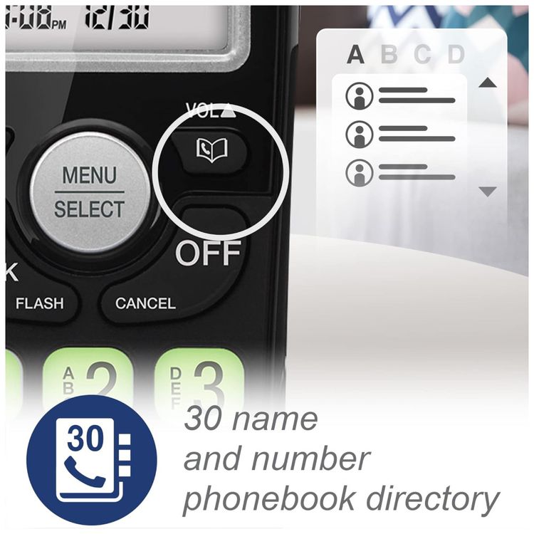 Telefone-sem-fio-VTech-VG13121-DECT-6.0-com-2-ramais-Imagem-6