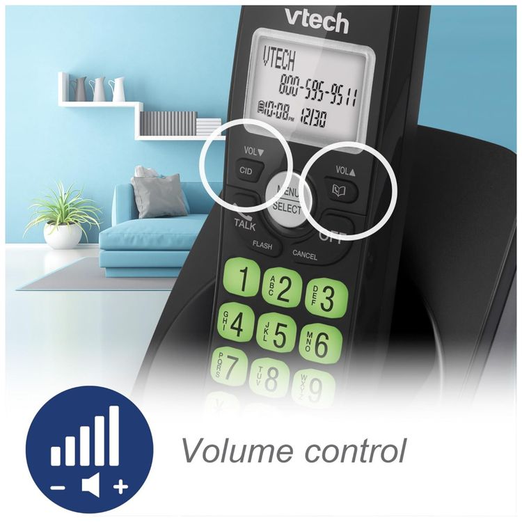 Telefone-sem-fio-VTech-VG13121-DECT-6.0-com-2-ramais-Imagem-11