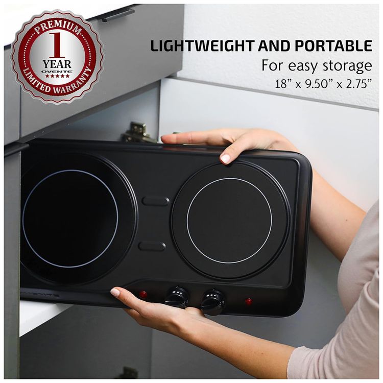 Cooktop-Duplo-Infravermelho-OVENTE-1700W-Placa-Eletrica-Imagem-2