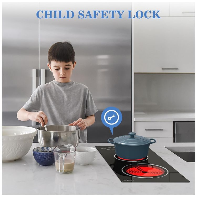 Cooktop-Eletrico-de-2-Bocas-Embutir-Touch-Control-Timer-Imagem-2