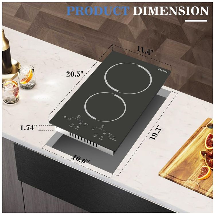 Cooktop-Eletrico-de-2-Bocas-Embutir-Touch-Control-Timer-Imagem-6