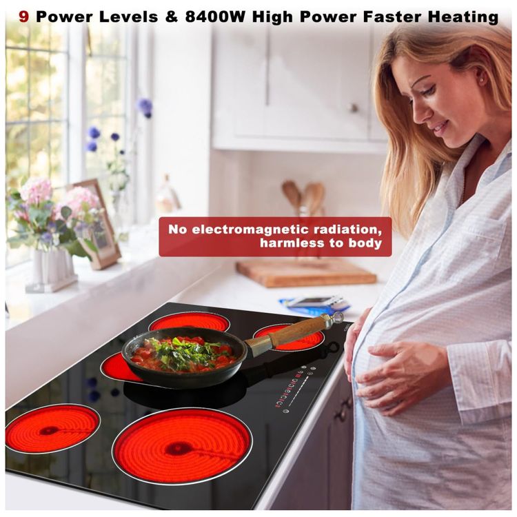 Cooktop-Eletrico-Noxton-76-cm-8400W-5-Bocas-Embutido-Imagem-3