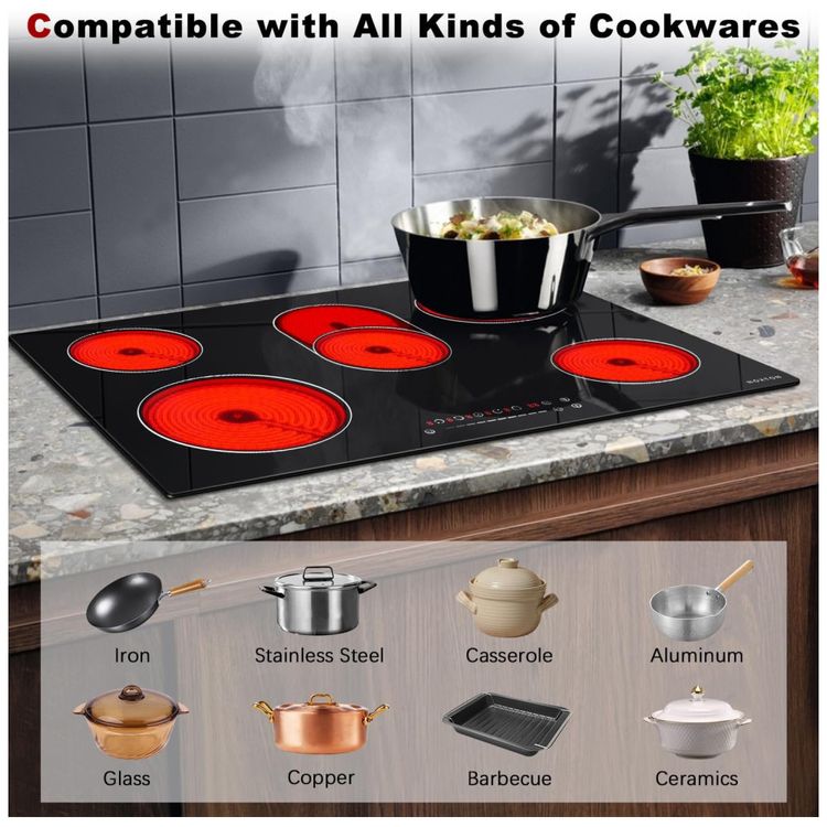 Cooktop-Eletrico-Noxton-76-cm-8400W-5-Bocas-Embutido-Imagem-4