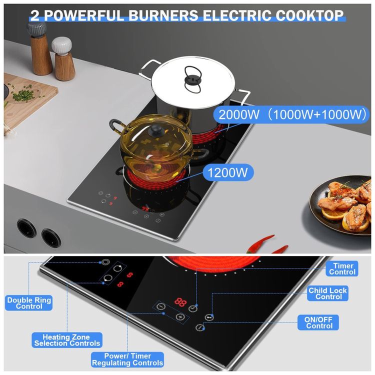 Cooktop-Eletrico-Hobsir-Hob-2-Queimadores-Fogao-Eletrico-Imagem-1