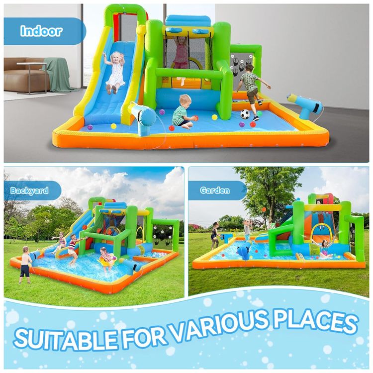 Parque-Aquatico-Inflavel-com-Toboga-de-Agua-Parede-de-Imagem-1