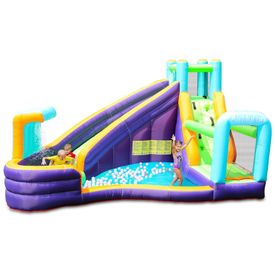 Toboga-Inflavel-AirMyFun-Piscina-de-Splash-com-Soprador-de-Imagem-0