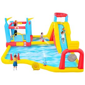 Parque-Aquatico-Inflavel-Gigante-com-Toboagua-Castelo-Imagem-0